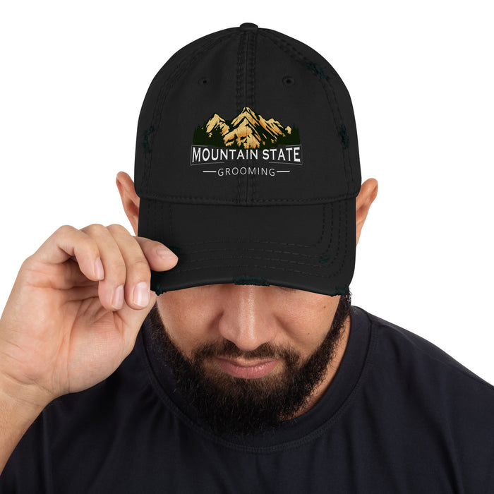 MSG Logo Distressed Dad Hat